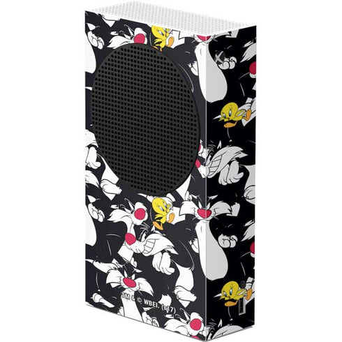 Looney Tunes Sylvester and Tweety Super Sized Xbox Series S Console Skin